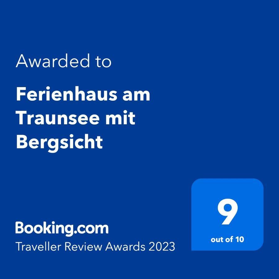 Ferienhaus Am Traunsee Mit Bergsicht Траункирхен Экстерьер фото